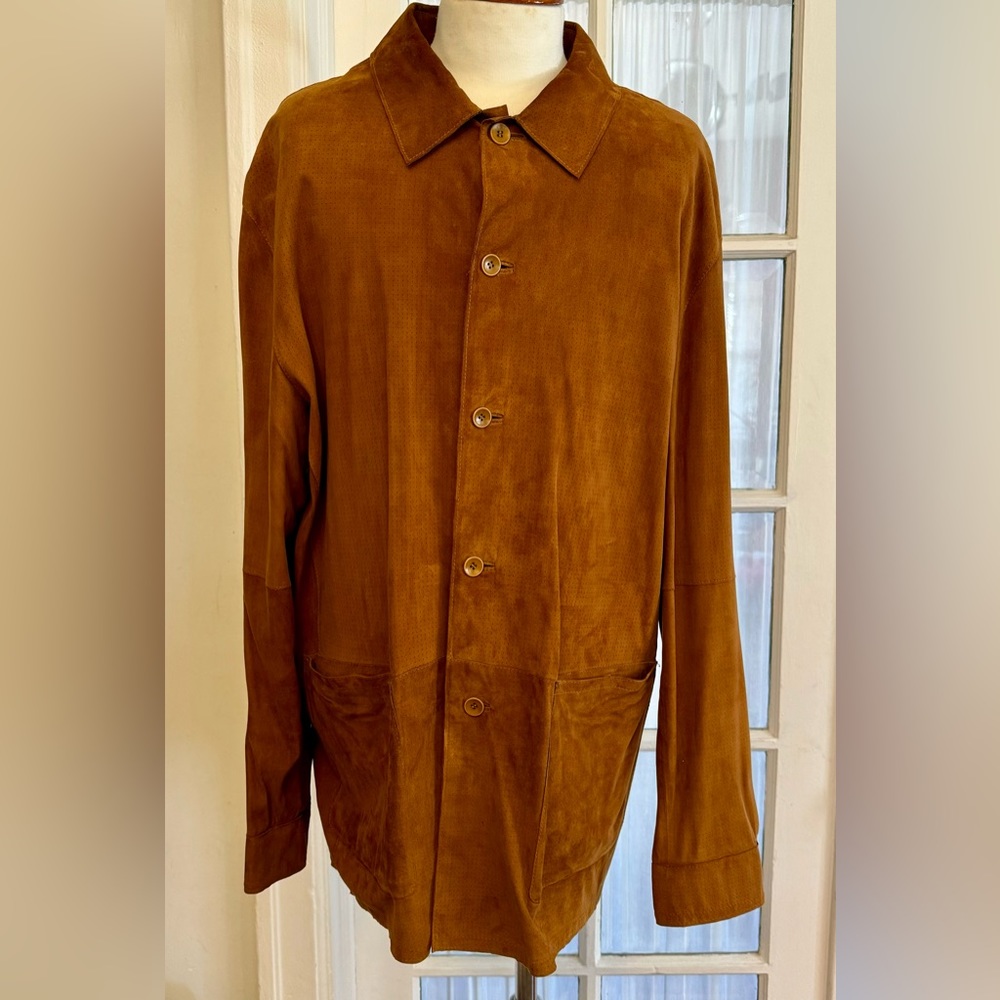 SOLD! Gimos Butter Soft Perforated Suede Jacket